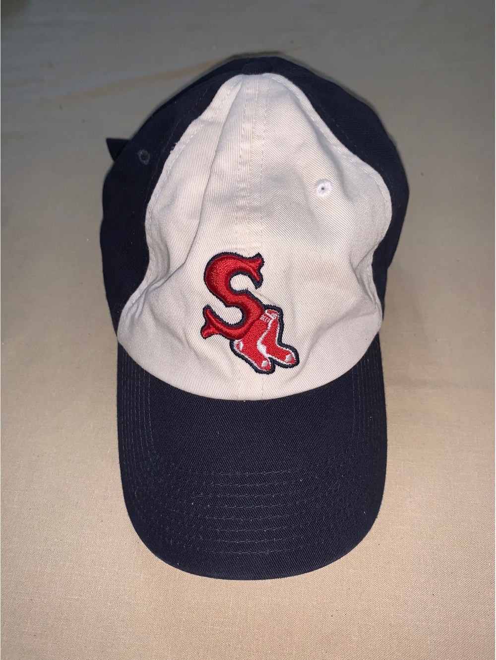 Nike Red Sox White and Navy Cap